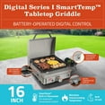 thumbnail image 3 of LoCo Cookers 1-Burner SmartTemp Tabletop Griddle, Runs on 1lb Propane, 16", 3 of 6