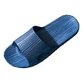 thumbnail image 1 of B91xZ Mens Slides Open Toe Arch Support Strap Water Sandals,,Blue 9.5, 1 of 4