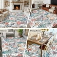 thumbnail image 5 of Shell Starfish Coastal Area Rugs 5'x8', Washable Small Throw Rugs for Classroom Bedroom, Nautical Ocean Summer Beach Indoor Outdoor Rug Non-Slip Low Pile Carpet Runner Reversible Floor Mats, 5 of 8