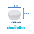 thumbnail image 3 of CLOUDBITES Marshmallows | BULK PRODUCT | 500 units | Toasters | Individually wrapped | Great for S'mores or Snacks, 3 of 6