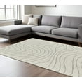 thumbnail image 5 of 7' X 10' Cream and Beige Abstract Area Rug, 5 of 7