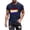 A282 Navy, variant on Love Wins Rainbow Flag Pride Graphic Tee Shirt for Men Short Sleeve Crewneck Casual Regular Fit Summer Fashion Top LGBT Awareness Celebration Outfits