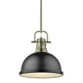 thumbnail image 3 of Duncan Mini Pendant with Rod in Black with a Blue Shade, 3 of 4