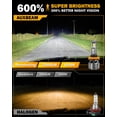 thumbnail image 4 of Faros antiniebla Auxbeam 2025 Serie F18 H11 H8 H9 22000LM, paquete de 2, 4 of 6