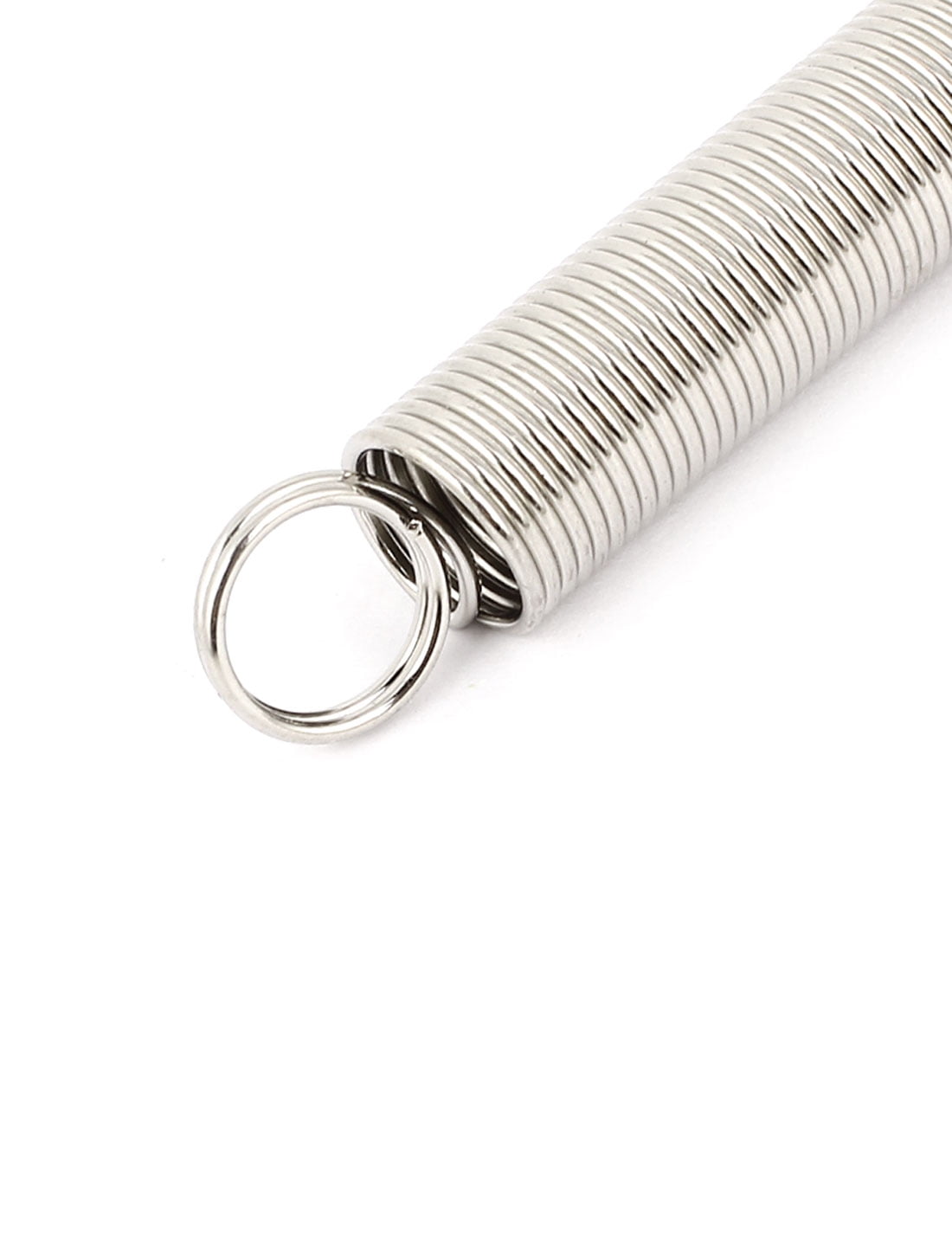 Silver Tone Chest Expander Exercise Fitness Training Flexible Spring