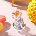 thumbnail image 5 of GQDIN Crystal Daisy Flower Figurine Ornament Glass Flower Home Office Table Decor Souvenir Gifts for Birthday Christmas Wedding, Christmas, Valentines, Mothers Day, Home Display Decor, 5 of 8
