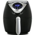thumbnail image 4 of Deco Chef 3.7 QT Personal Digital Air Fryer, 7 One-Touch Cooking Programs, Time and Temperature Controls, Dual Non-Stick Baskets, 1300W, Black, 4 of 11