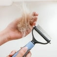 thumbnail image 4 of ACDANC Deshedding Dog Brush,Undercoat Rake for Dogs,Dematting Comb for Dogs,Pink1, 4 of 6