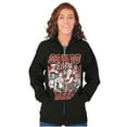 thumbnail image 4 of Kanji Street Fighter Squad Deep Unisex Plus Size Zip Hoodie Brisco Brands 2X, 4 of 5