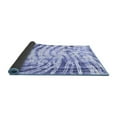 thumbnail image 2 of Ahgly Company Indoor Round Abstract Blue Modern Area Rugs, 7' Round, 2 of 4