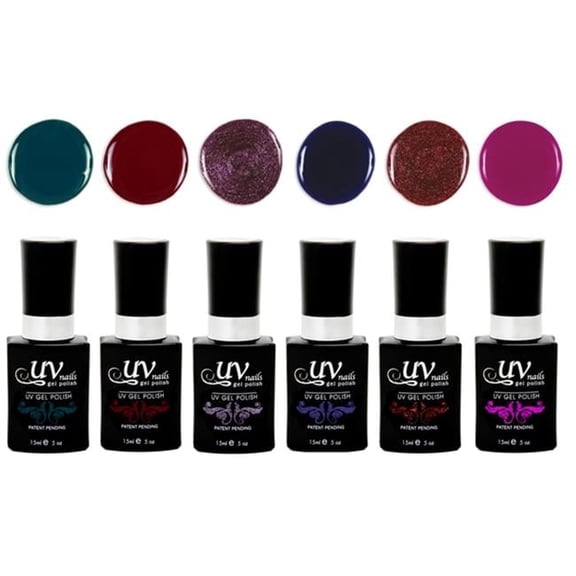 UV-Nails Capri LED Gel Polish - Set of 6