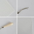 thumbnail image 5 of Cadorn DIY Handmade Segment Embroidery Kit, Wooden - Handle Rug Hook Needle Repair Set, 150×100cm Mesh Cloth for Carpet & Mat Weaving, 5 of 9