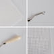 thumbnail image 5 of Xihbxyly Lienzo con Gancho de Pestillo, Juego de Herramientas, Mango de Madera Resistente, Gancho de Metal, Lienzo de Malla Blanca, Perfecto para Proyectos de Manualidades, Manualidades En Casa, Tama, 5 of 7