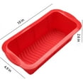 thumbnail image 2 of 2 Pack Bread Pans for Baking, Silicone Loaf Pan Homemade Bread Making Non-Stick BPA Free Bread Pans for Homemade Bread, Cake Pan, Rectangle bread mold, 2 of 5