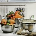 thumbnail image 2 of YBM Home Deep Stainless Steel Mixing Bowl Set of 4, Nested Bowls of 1.5 Qt, 3 Qt, 5 Qt, 10 Qt, 2 of 2