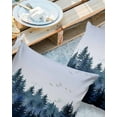 thumbnail image 3 of Case Pillow Decor Home Blue Dark Bird Forest Watercolor Cover Cushion Waterproof Chair Garden Outdoo, 3 of 5