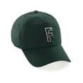 thumbnail image 1 of Daxton 3D Custom Alphabet AZ Letter Numbers Initial Baseball Dad Hat- Hunter, Letter F, 1 of 3
