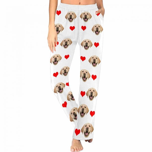 Pantalones largos de pijamas para el hogar con estampado de animales a la moda para mujer Fridja alkflakhf32639
