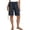 Dark Blue., variant on Women's 7" Bermuda Shorts Drawstring Elastic Waist Loose Lightweight Shorts with Pockets for Travel Hiking, Size XL