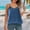 A1 Blue, variant on Women'S Spaghetti Strap Blouse Sleeveless Boho Tank Top Summer Camisole Blouse Crew Neck Camisole Flowy Cami Shirt Cami Crop Tops Summer Beach Vacation Blouse Sleeveless Top A3 Blue 4XL