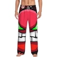 thumbnail image 2 of Lsque Geometry Dash Print Men's Pajama Pants, Lounge Pant - Comfortable Home Wear,Elastic Waistband, Stylish Design-XX-Large, 2 of 9