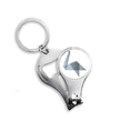thumbnail image 1 of Pato origami forma geométrica abstracta Cortador de clavos Anillo Llavero Abrebotellas Clipper, 1 of 3