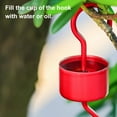 Ant Moat for Hummingbird Feeder,6 Pack Red Umbrella Ant Guard with
