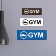 thumbnail image 2 of Basic Gym Sign (Brushed Gold) - Small, 2 of 5