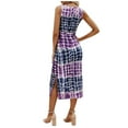 thumbnail image 3 of WILLBEST Vestidos de Lino para Mujer Vestido de Verano Informal y Sexy con Dobladillo y Abertura Extra Grande, 3 of 3