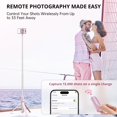 thumbnail image 3 of Trípode para selfies ATUMTEK 55 con control remoto Bluetooth, color rosa, 3 of 7