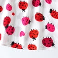 thumbnail image 5 of Gubotare Toddler Dresses Birthday Toddler Baby Girls' Dresses Kid Little Girls Summer Outfit Casual Cartoon Round Neck A-Line Beach Dresses 18 24 Months (Red,18-24 Months), 5 of 8