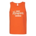 thumbnail image 2 of Wild Bobby Make Heaven Crowded Inspirational/Christian Men Graphic Tank Top, Orange, Medium, 2 of 5