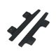 thumbnail image 4 of Pedales laterales de aluminio para coche RC, resistentes y estribos para estribos. Negro, 4 of 9