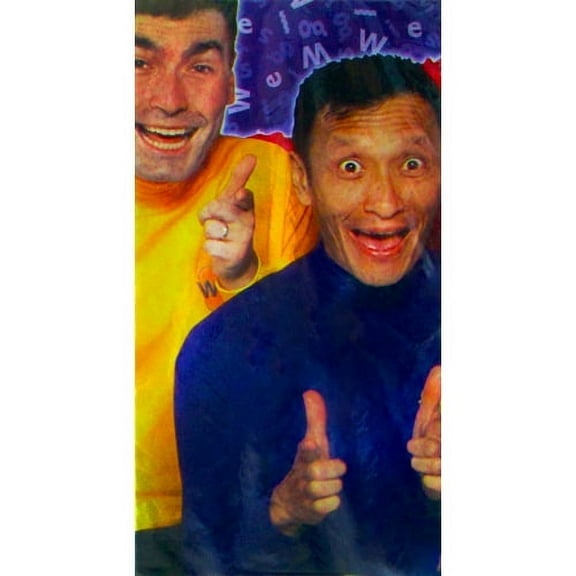 Wiggles Purple Plastic Table Cover (1ct)