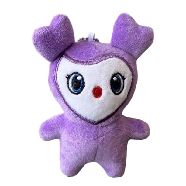 Lindo llavero de muñeca 10cm Momo muñeca llavero colgante encantadora muñeca de dibujos animados para Fans