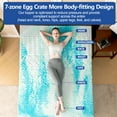 thumbnail image 5 of 4 Inch Mattress with Silk Cover, Top Cooling Egg crate Gel + Bamboo High Density Memory Foam Mattress, Firm Mattress for Pain Relief, 5 of 8