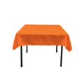 thumbnail image 1 of Nappe Carrée en Popeline de Polyester TCpop52x52-OrangeP48&44; Orange - 52 x 52 Po, 1 of 1
