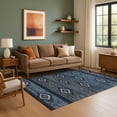 thumbnail image 7 of Addison Rugs Mayfield Premium Machine Washable Transitional Tribal Teal Rectangle Rug, 10' x 14', 7 of 7