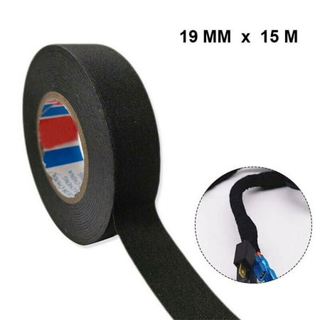 Image of Cogfs 9-19mm Car Wiring Loom Tape Adhesive Fabric Harness Insulation Electrical Tape
