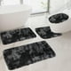 thumbnail image 1 of Uuiauoio Solid Color Bath Mats 4 Set,Bathroom Rugs,Toilet Mats Universal,Soft and Comfortable,Water Absorption,Non-Slip Thick Washable,Easier to Dry(15.7x31.5in,15.7x23.6in,15.7x19.6in,15.7x14.9in), 1 of 7