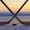 Hockey Sticks, variant on Elephant Stock Ice Hockey Goal Wall Art - Horizontal Canvas Wall Art - Living Room Wall Decor - Sports Canvas - Blue And Teal Decor - 12" x 8"