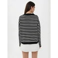 thumbnail image 5 of Striped Knitwear Polo Shirt Sweater, 5 of 5