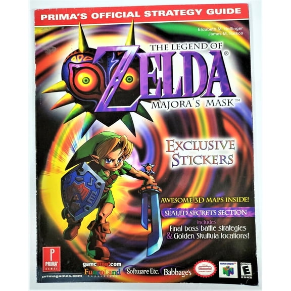 Pre-Owned The Legend of Zelda: Majora's Mask Prima's Official Strategy Guide N64 Nintendo 64