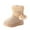 A-Beige, variant on Baby Boys Girls Winter Boots Clearance Sale Toddler Snow Boots For Boys Girls Kids Outdoor Shoes Non Slip Booties With Side Zipper 11 M