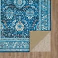 thumbnail image 4 of Mohawk Home Prismatic Marshall Denim Traditional Floral Precision Printed Area Rug, 8'x10', Blue, 4 of 8