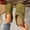 Green, variant on uublik Women Slippers Breathable Fabric Soft Sole House Shoes Non Slip Slippers, Brown
