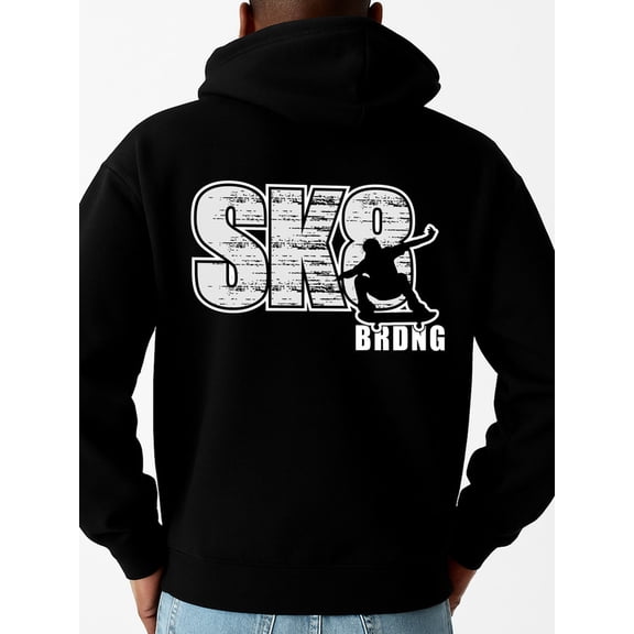 Skateboarding Hoodie graphic hoodies for men regular fit black Everyday Styling high quality Classic Unisex Shirt Short Sleeve tshirts