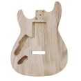 thumbnail image 1 of Tignapoo Left-Handed Soft Maple Guitar Body for ST Electric Guitars, Red Maple Wood, 43mm Thickness, Lightweight Design, 1 of 1