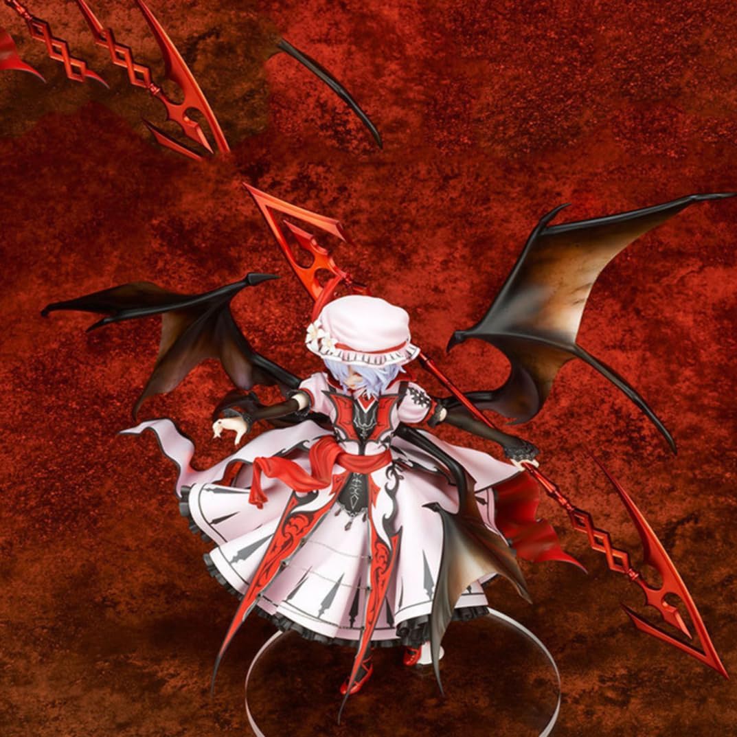 New Touhou Project The Scarlet Devil Remilia Scarlet (combat Ver) Character Anime Model Statue Action Figures Desktop Ornament Popular Decorations Fan Souvenirs Creative Gift Collectable