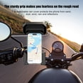 thumbnail image 4 of HOMPOW Motorcycle Phone Mount, Fits Most Handlebars, , 360° Adjustable, Compatible with iPhone, Samsung, All Cell Phone, 4 of 8